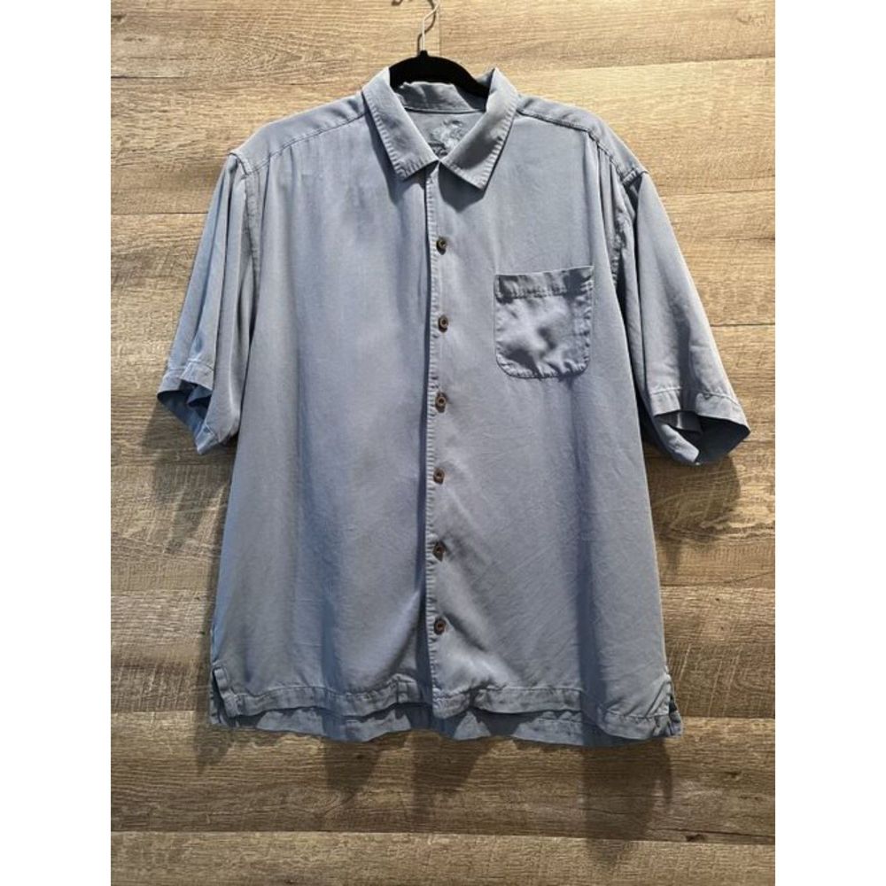 Tommy Bahama Mens 100% Silk Button Up Shirt Size Large